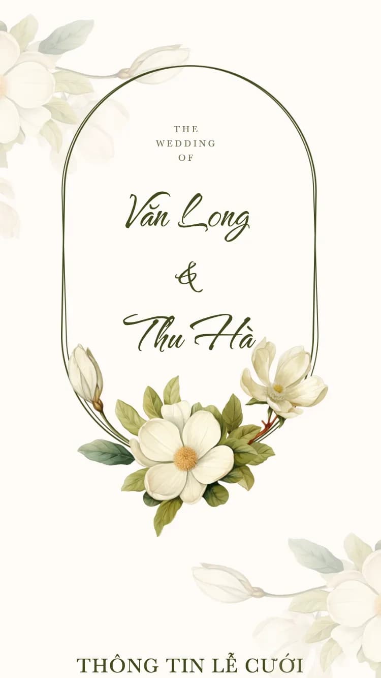 Mai Lan - Trắng - Mẫu thiệp cưới online